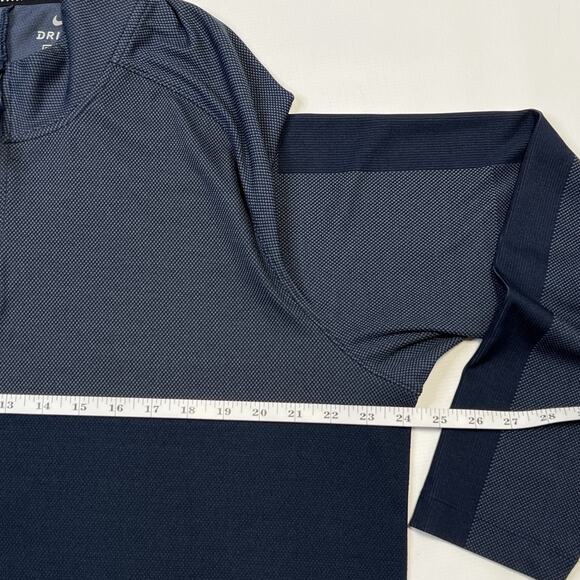 Nike Vapor Half Zip Pullover Shirt Mens XL Long Sleeve Golf Dri-FIT Blue CU9828 - Picture 13 of 14
